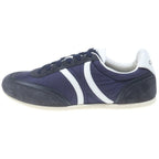 Celine Jogger Lace Up Suede Low Cut Sneakers Blue