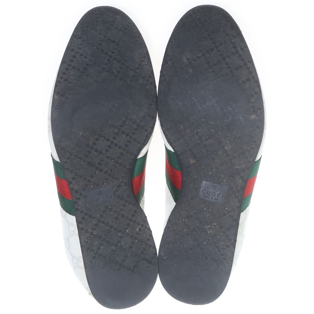 Gucci GG Sherry Line Leather Sneakers Ivory — view 5