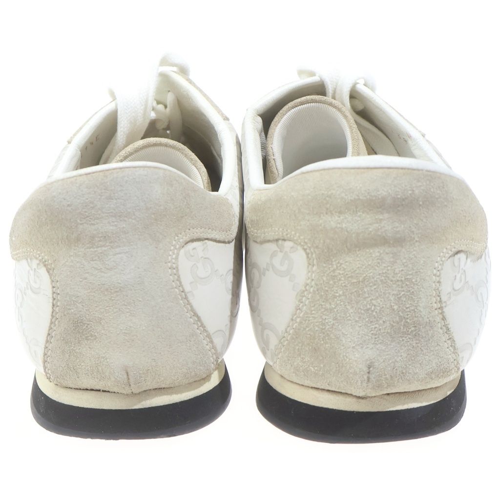 Gucci GG Sherry Line Leather Sneakers Ivory — view 3