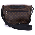 Louis Vuitton Monogram Macassar Clarence Shoulder Bag Brown Leather Silver — view 2