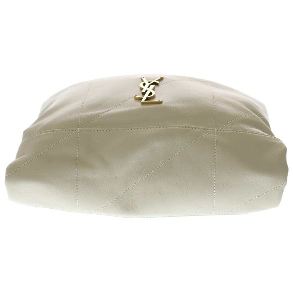 Saint Laurent Paris Jamie Shopping Chain Tote Ivory Leather Gold — view 4