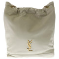 Saint Laurent Paris Jamie Shopping Chain Tote Ivory Leather Gold