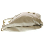 Saint Laurent Paris Jamie Shopping Chain Tote Ivory Leather Gold — view 3