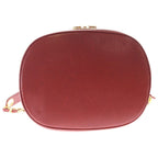 Chanel Chain Shoulder Bag Triple Coco Bag Red Caviar Leather Gold — view 4