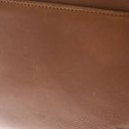 Chanel CC Logo Fringe Chain Shoulder Flap Bag Handbag Brown Leather Silver — view 7
