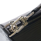 Louis Vuitton Soft Polochon PM 2-Way Leather Shoulder Bag Black — view 6