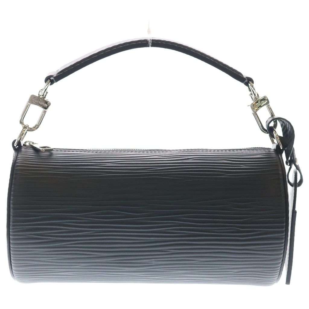 Louis Vuitton Soft Polochon PM 2-Way Leather Shoulder Bag Black