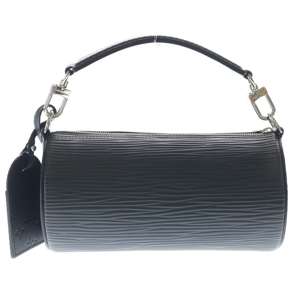 Louis Vuitton Soft Polochon PM 2-Way Leather Shoulder Bag Black — view 2
