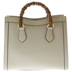Gucci Diana Bamboo GG Marmont Leather 2-Way Shoulder Bag White — view 2