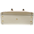 Gucci Diana Bamboo GG Marmont Leather 2-Way Shoulder Bag White — view 4
