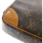 Louis Vuitton Marly Dragonne PM Monogram Leather Pouch Clutch Brown — view 7
