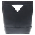 Saint Laurent Small Leather 2-Way Handbag Shoulder Back Black