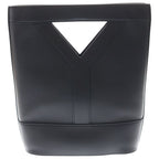 Saint Laurent Small Leather 2-Way Handbag Shoulder Back Black — view 2