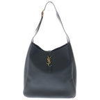 Saint Laurent Paris le Soft Large Calf Leather Tote Shoulder Bag Black