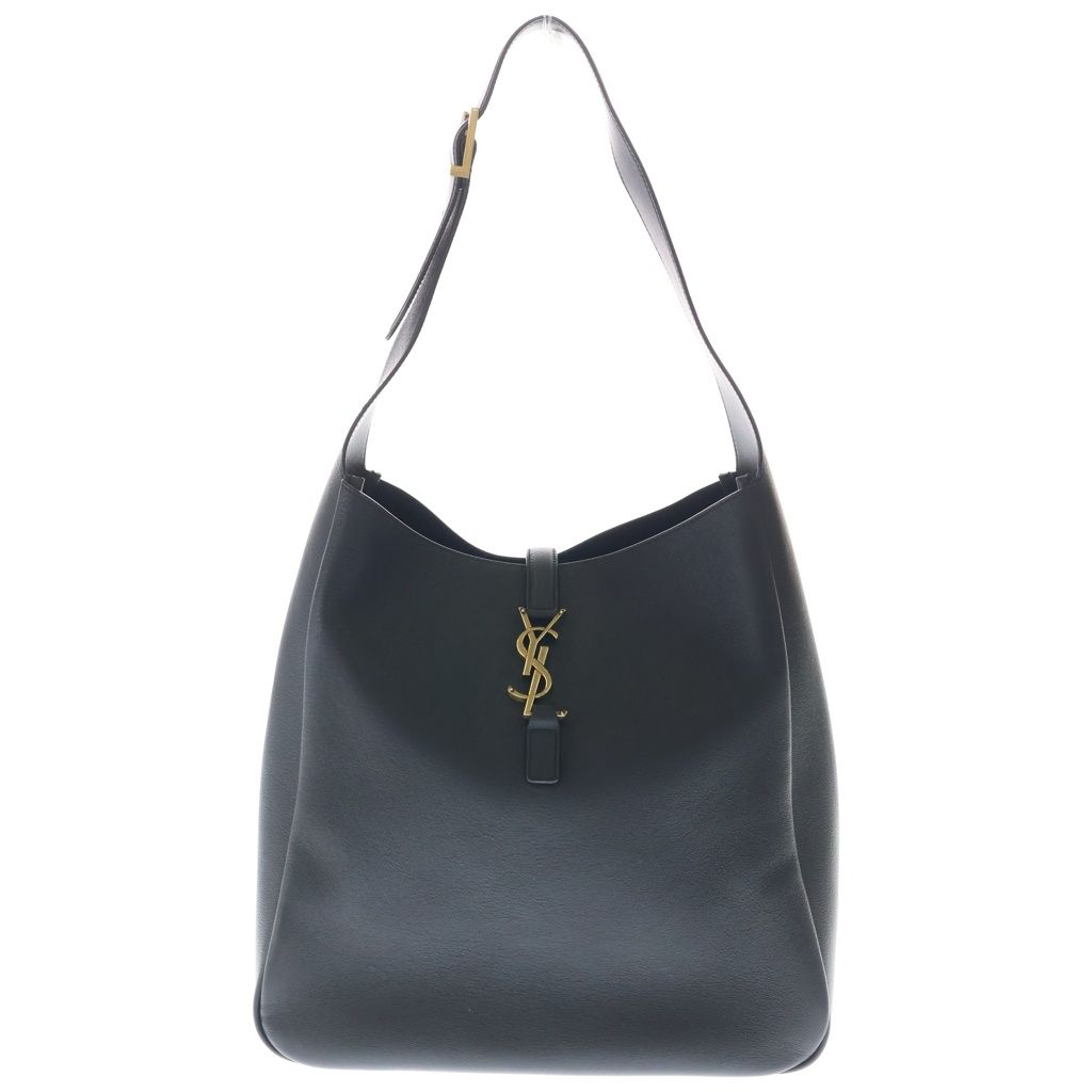 Saint Laurent Paris le Soft Large Calf Leather Tote Shoulder Bag Black