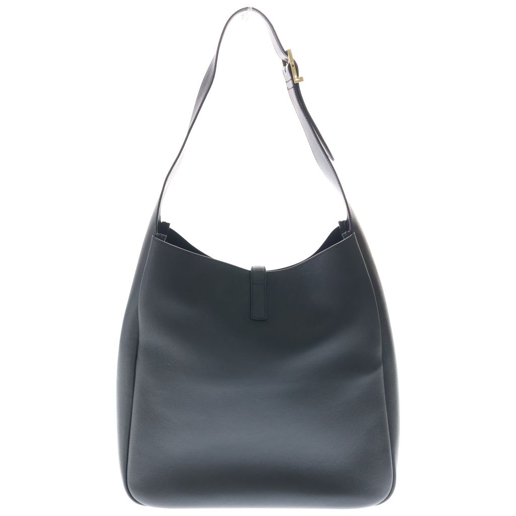 Saint Laurent Paris le Soft Large Calf Leather Tote Shoulder Bag Black — view 2