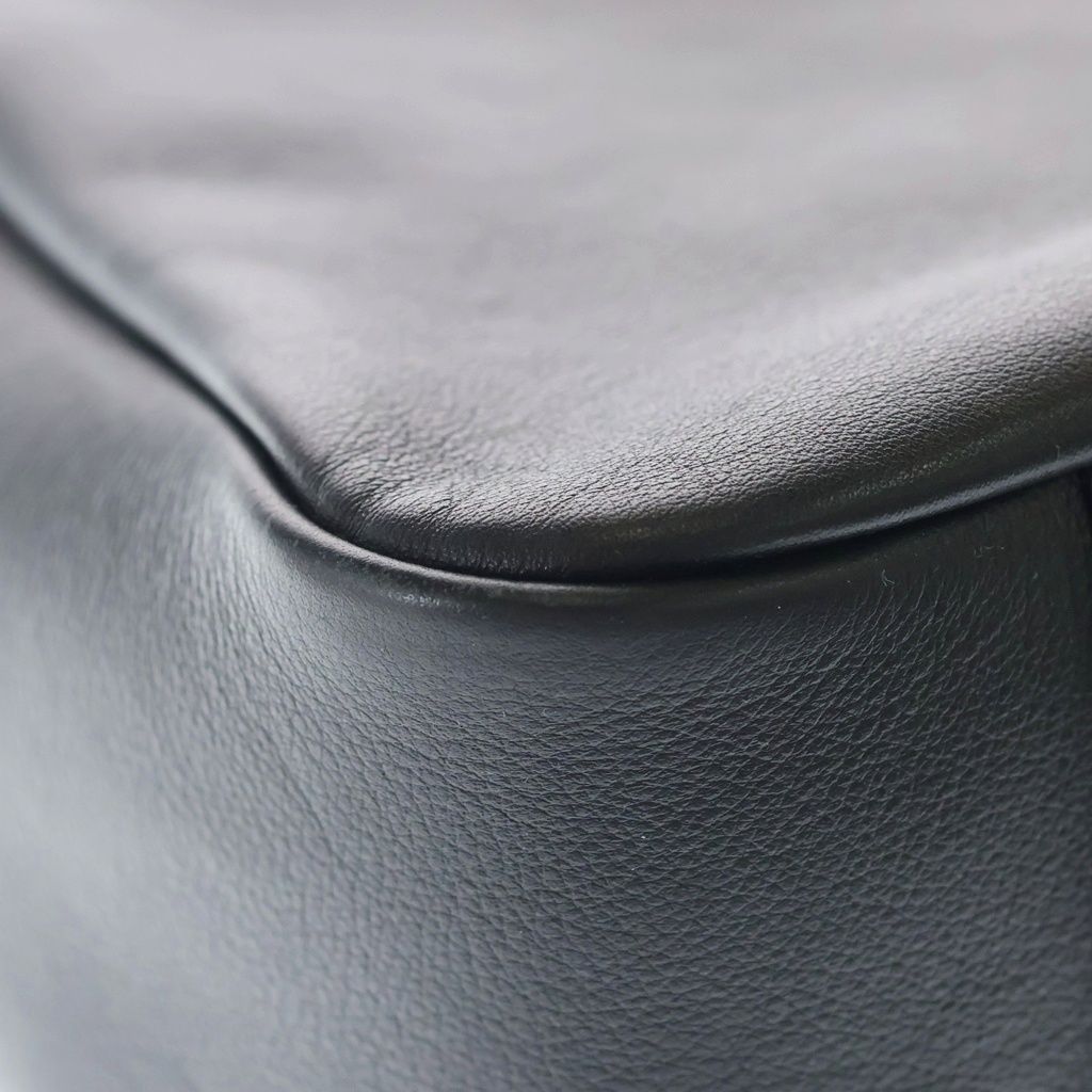 Saint Laurent Paris le Soft Large Calf Leather Tote Shoulder Bag Black — view 5