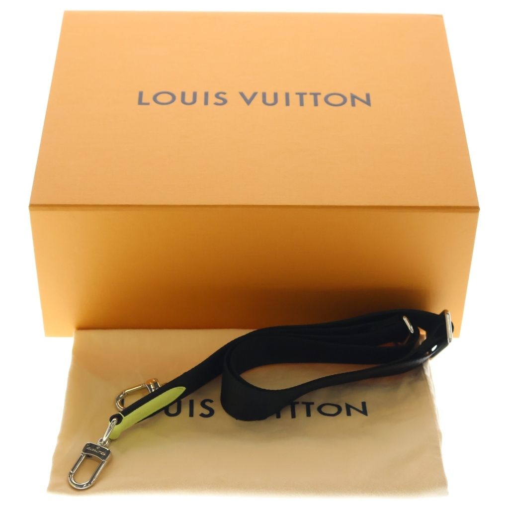 Louis Vuitton Keepall Bandouliere 25 Taigarama Leather 2-Way Shoulder Bag Yellow — view 9