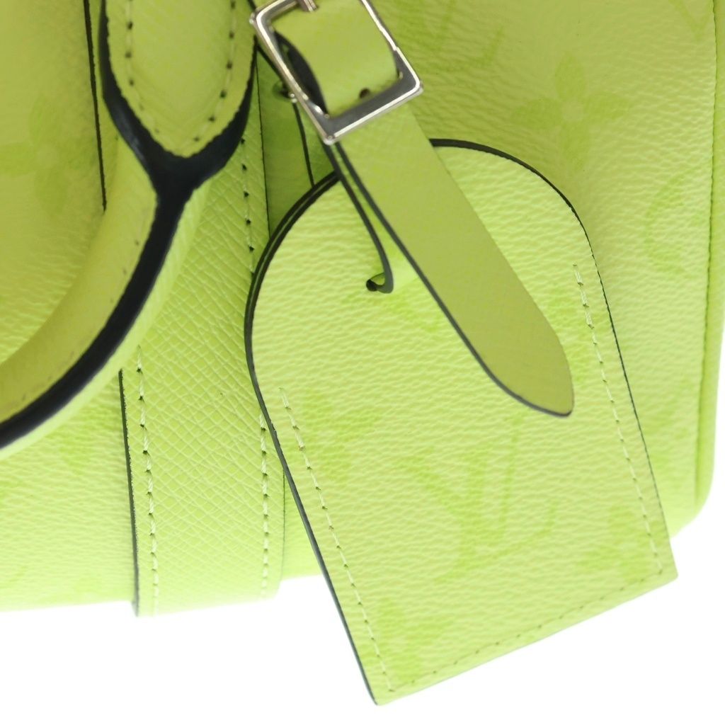 Louis Vuitton Keepall Bandouliere 25 Taigarama Leather 2-Way Shoulder Bag Yellow — view 7