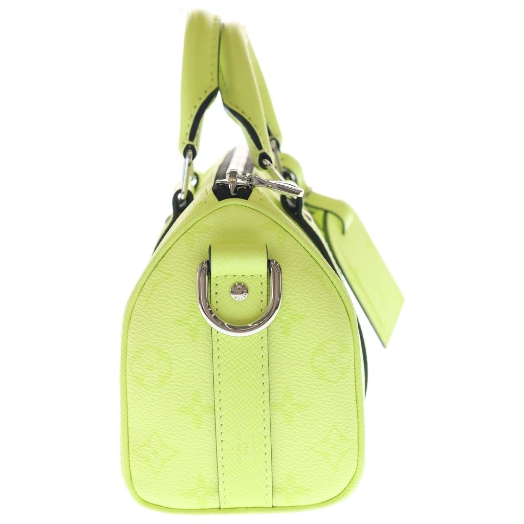 Louis Vuitton Keepall Bandouliere 25 Taigarama Leather 2-Way Shoulder Bag Yellow — view 3