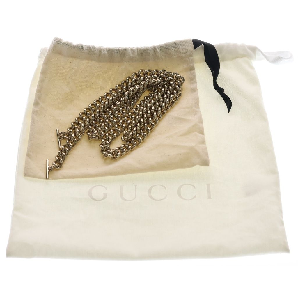 Gucci GG Marmont Mini Top Handle Floral Pattern Satin 2-Way Shoulder Bag Black — view 8