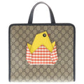 Gucci Children's GG Chick Tote Handbag Brown