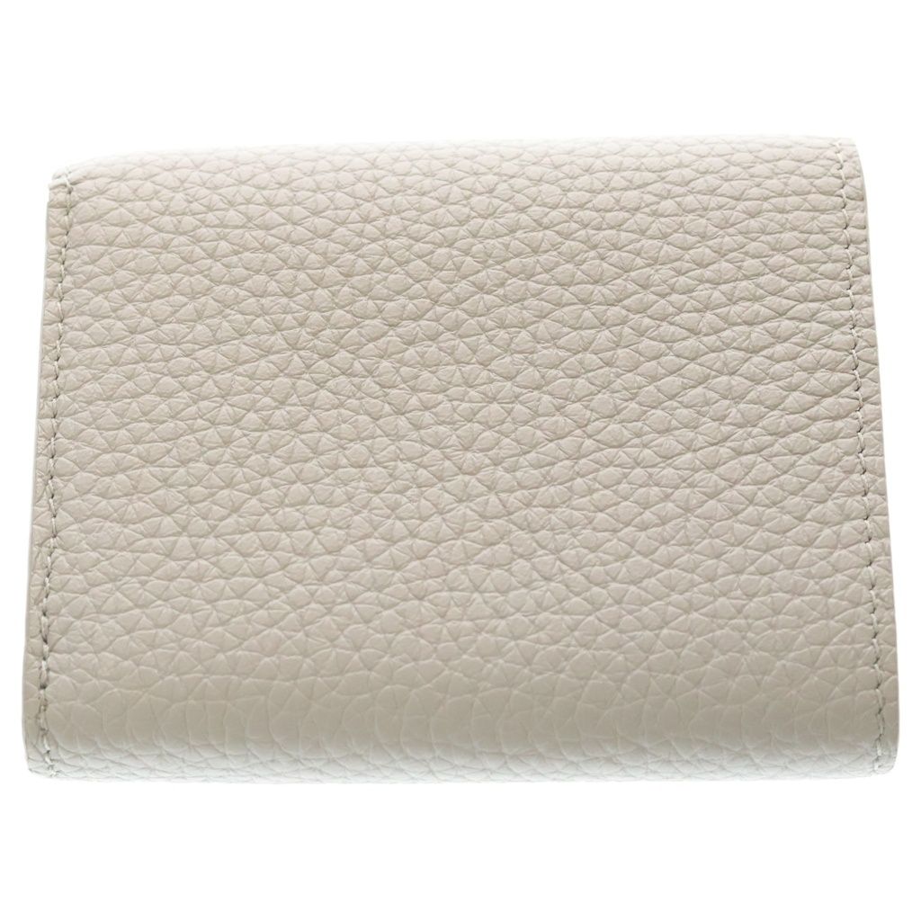 Louis Vuitton Portefeuille Capucines Tiny Flint Gray Taurillon Compact Wallet — view 2