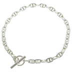 Hermes Chaine D'ancre MM Necklace Chain Silver 36 Pieces — view 2