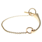 Hermes Cour de Forge 18k Pink Gold Chain Bracelet — view 3