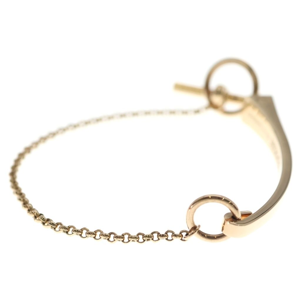 Hermes Cour de Forge 18k Pink Gold Chain Bracelet — view 3