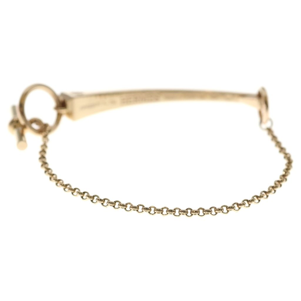 Hermes Cour de Forge 18k Pink Gold Chain Bracelet — view 2