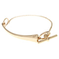 Hermes Cour de Forge 18k Pink Gold Chain Bracelet