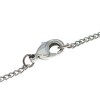 Louis Vuitton Ring Necklace Monogram Metal Silver Pendant Chain — view 4