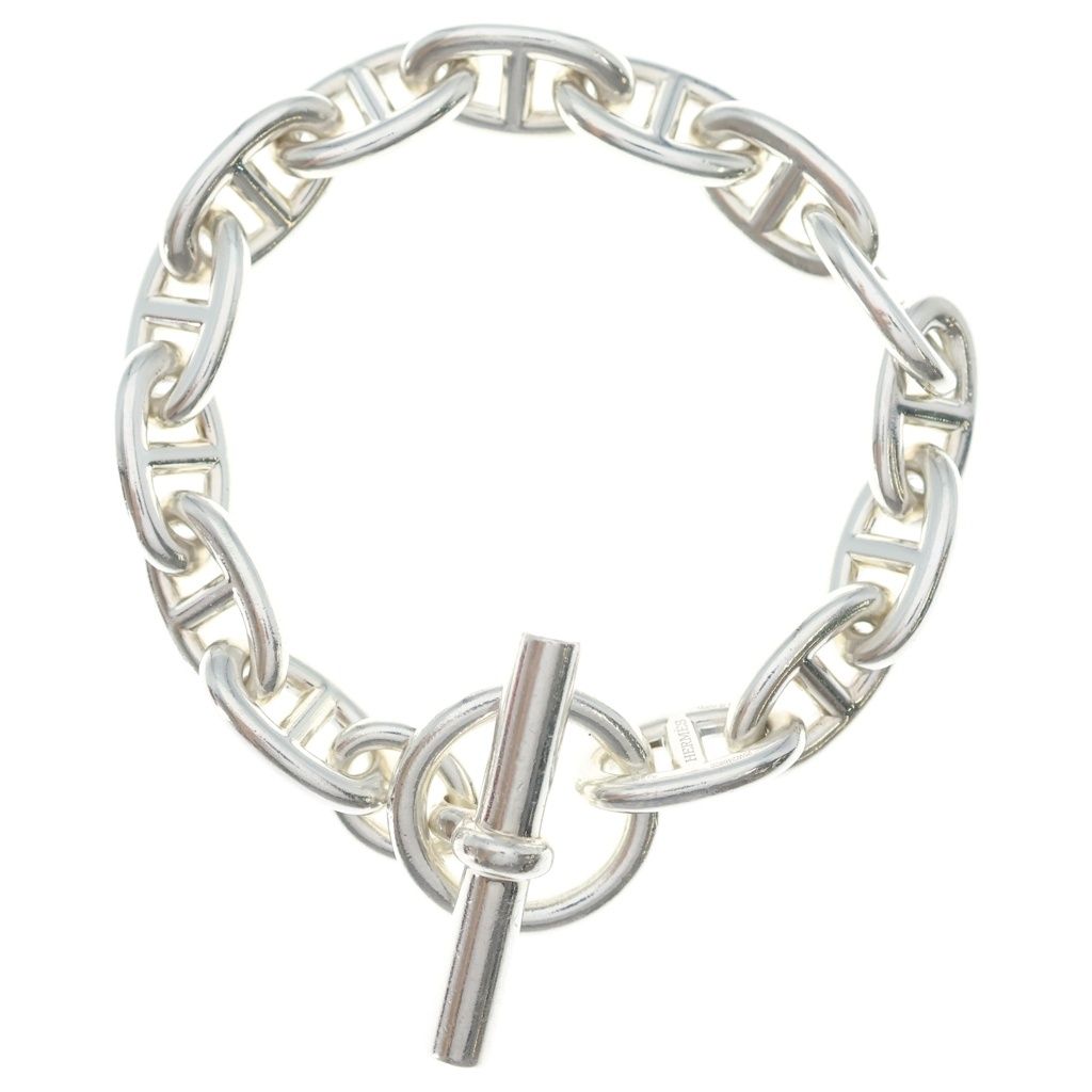 Hermes Chaine D'ancre GM Bracelet Chain Silver 14 Pieces