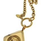 Chanel CC Logo Diamond Necklace — view 4