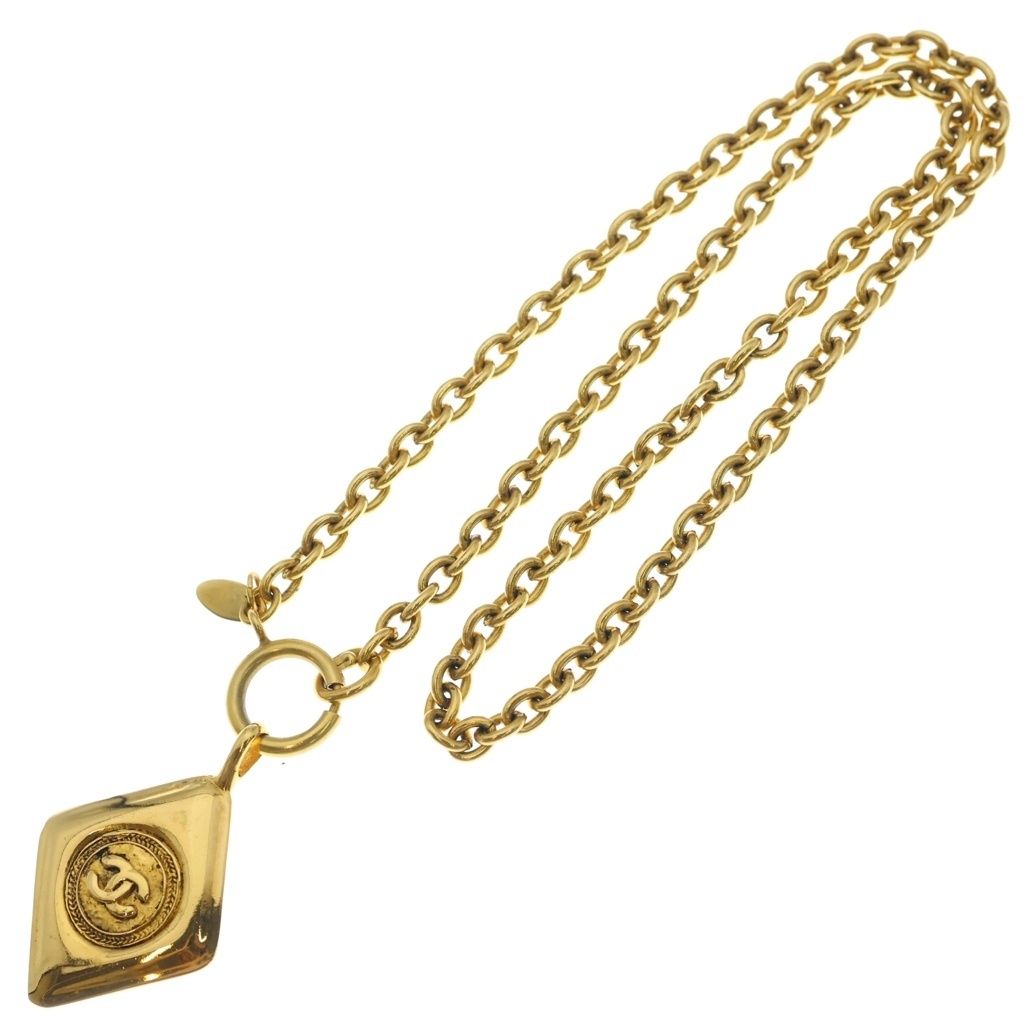 Chanel CC Logo Diamond Necklace — view 2