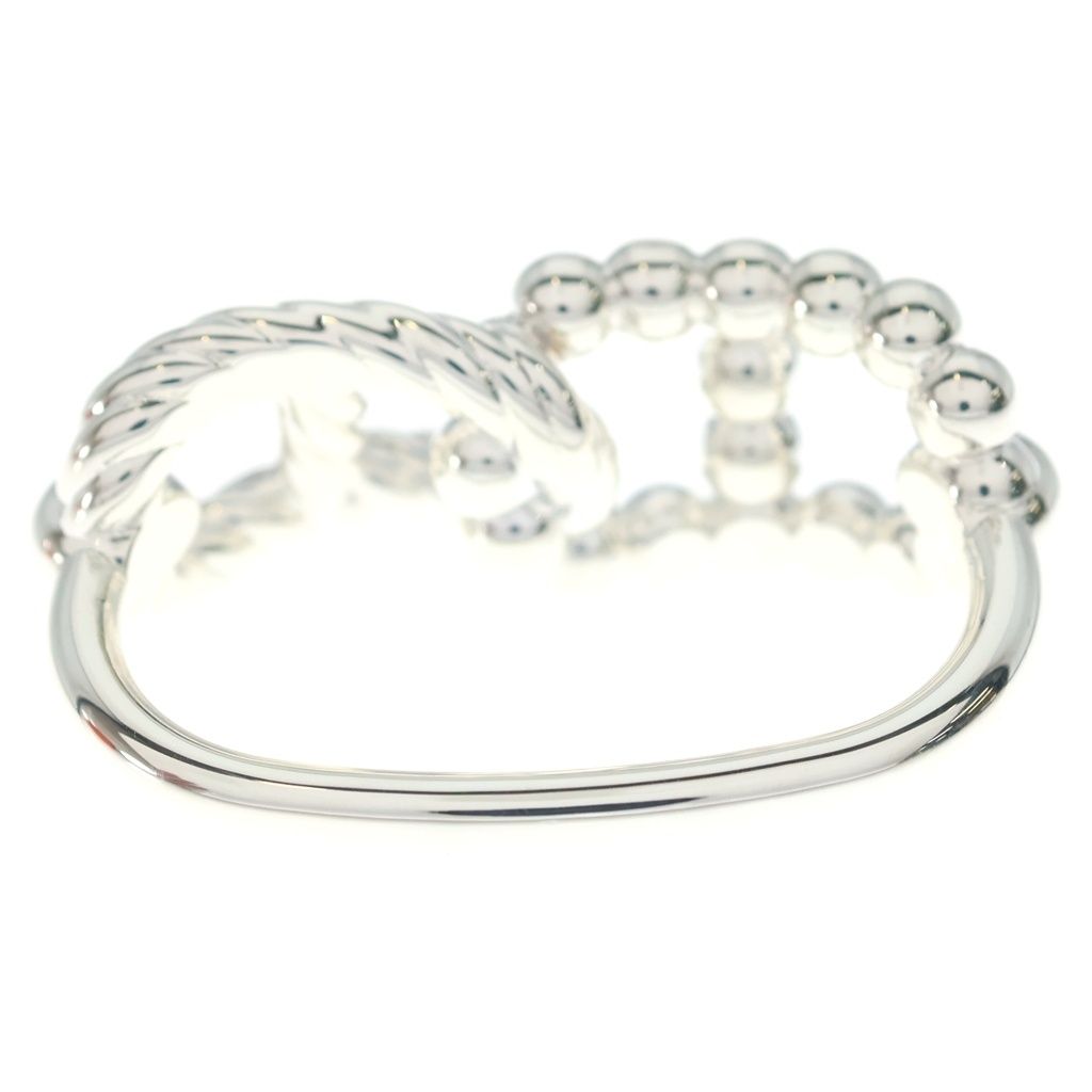 Hermes Chaine D'ancre Area 2 Double Ring Silver — view 2