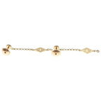 Hermes Gambard Earrings Diamond Gold — view 4