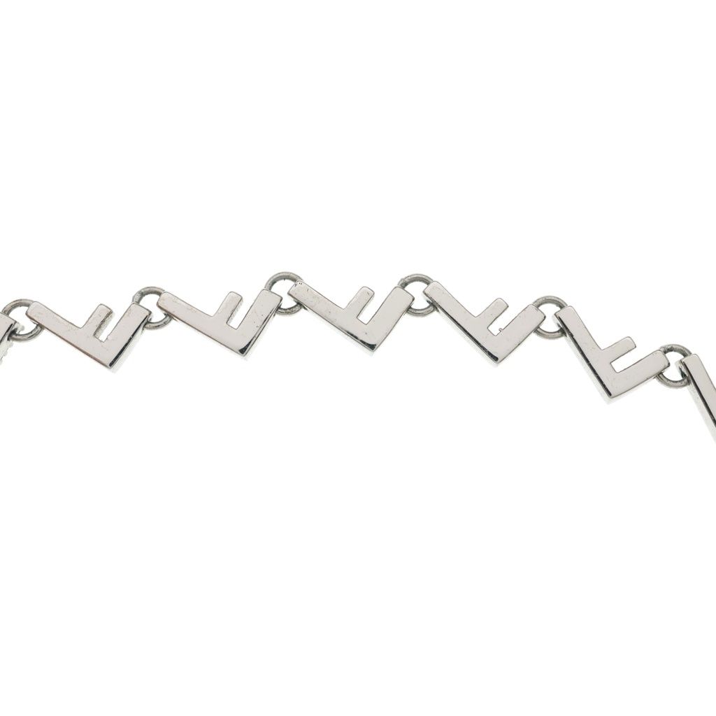 Fendi Five Pendant Chain Silver — view 3