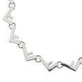 Fendi Five Pendant Chain Silver