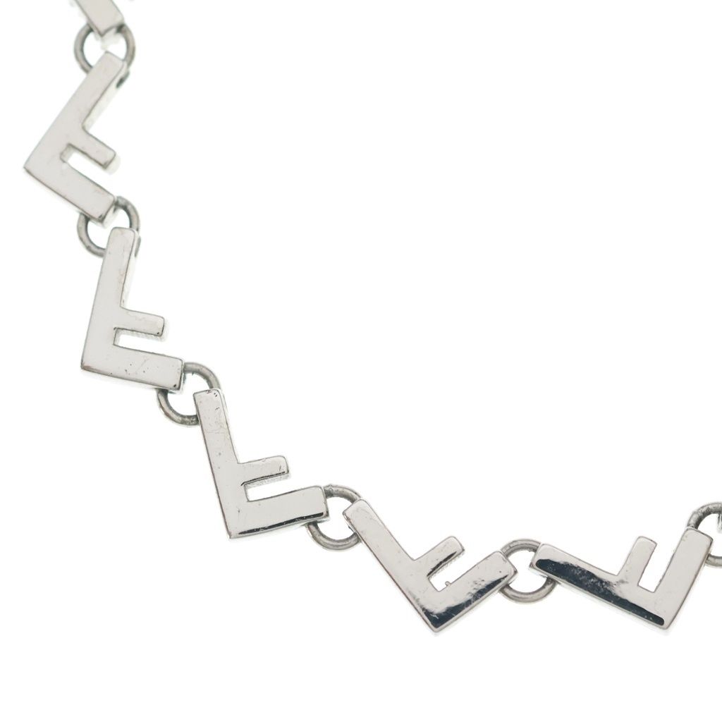 Fendi Five Pendant Chain Silver