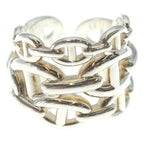 Hermes Chaine D'ancre GM Ring Silver