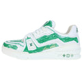 Louis Vuitton LV Trainer Sneaker Low Cut Sneakers Paint Graffiti White