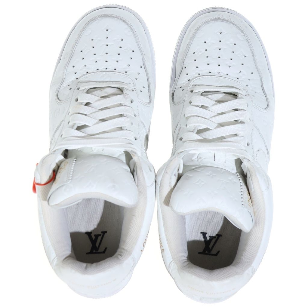 Louis Vuitton Nike Air Force 1 Low by Virgil Abloh Air 1 Low Cut Sneakers White — view 4