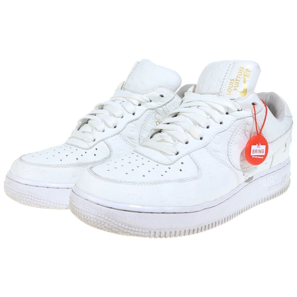 Louis Vuitton Nike Air Force 1 Low by Virgil Abloh Air 1 Low Cut Sneakers White — view 2