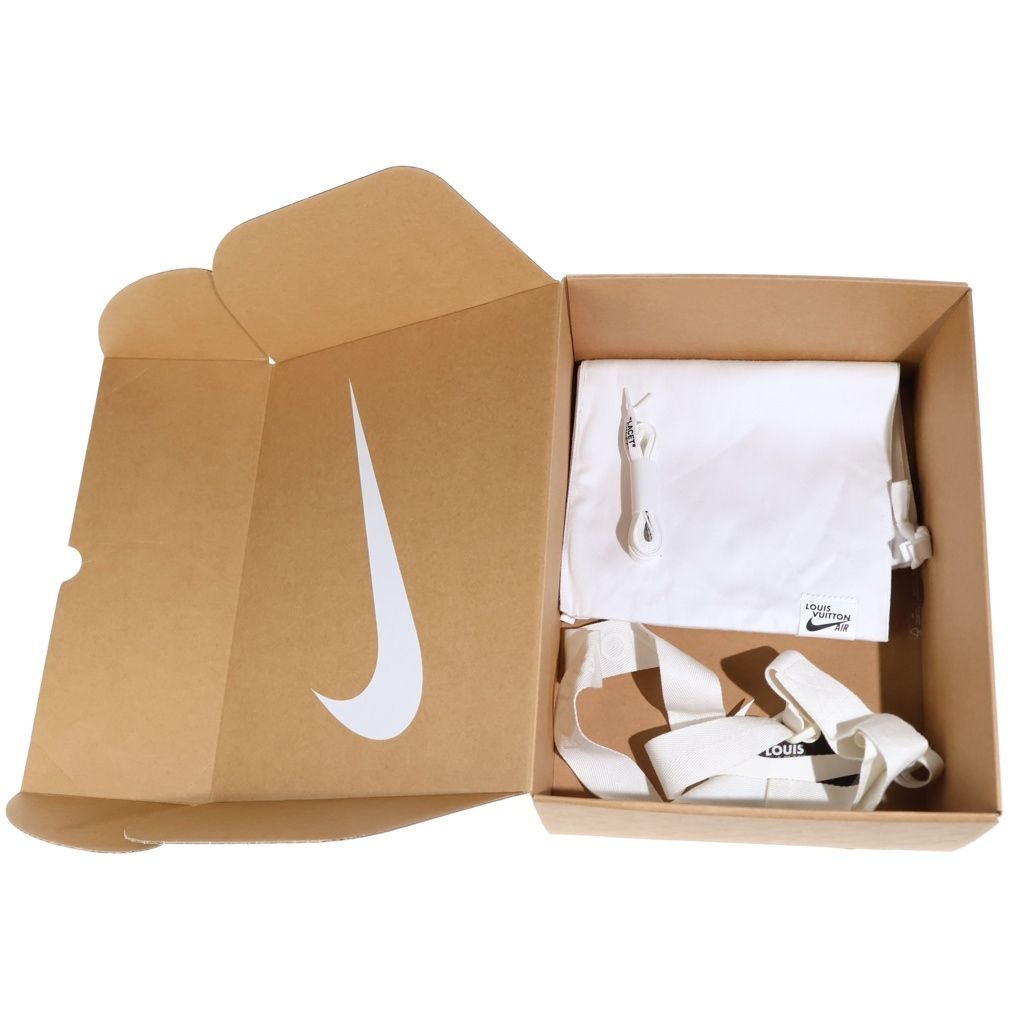 Louis Vuitton Nike Air Force 1 Low by Virgil Abloh Air 1 Low Cut Sneakers White — view 6