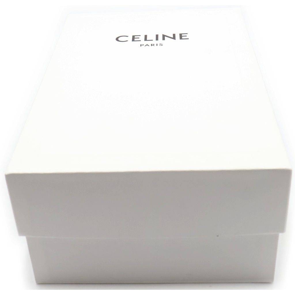 Celine Triomphe Jane Canvas Low Cut Sneakers White Blue — view 7