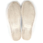 Celine Triomphe Jane Canvas Low Cut Sneakers White Blue — view 5