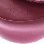 Chanel CC Logo Mini Chain Shoulder Bag Goatskin Leather Pink — view 5