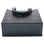 Louis Vuitton Monogram Empreinte Petite Sac Plat Leather 2-Way Bag Gold Black — view 4